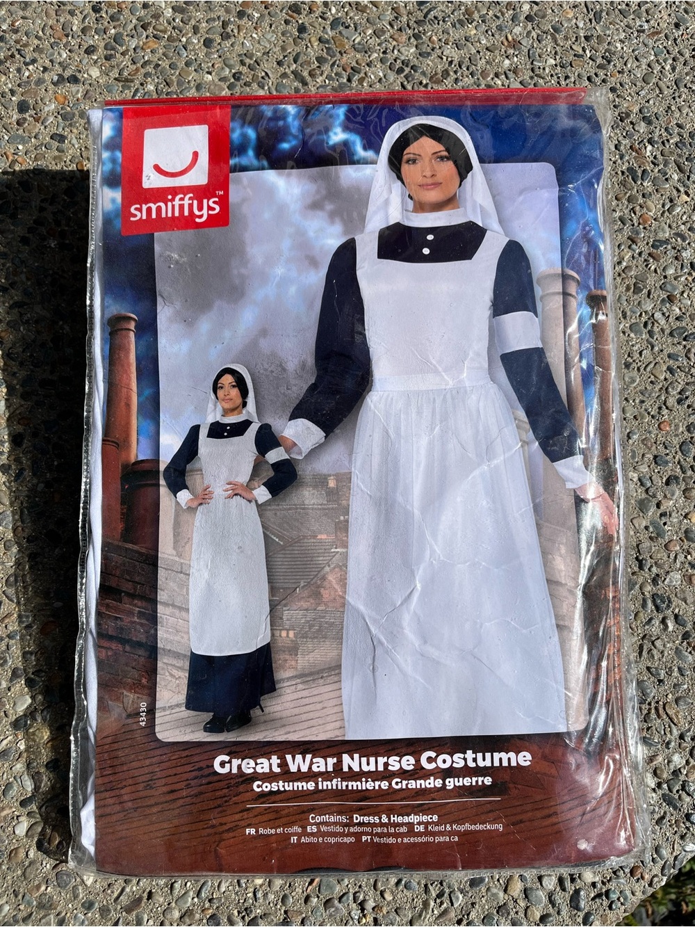 Miffy Great War Nurse Costume Sz L NIB Never Opened or Worn Halloween History